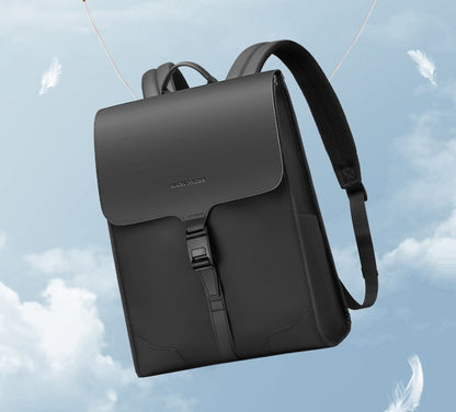Men's Magnetic Buckle Fashion Computer Backpack Leisure Student Bag