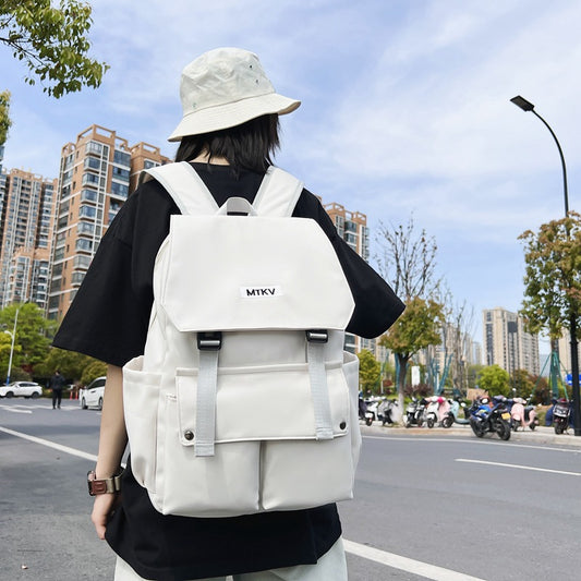 Men And Women Flap Large Capacity Computer Shoulder Bag